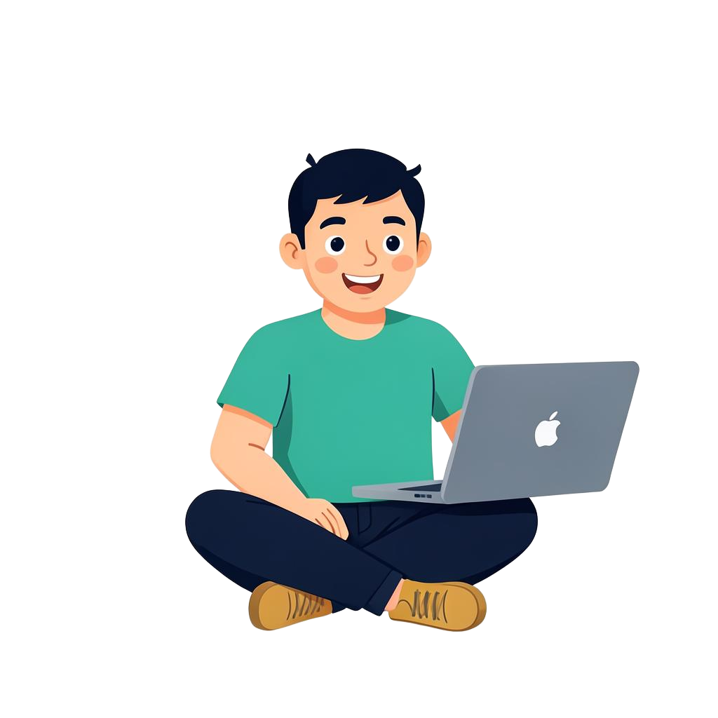 Freelance qui travaille sur son ordinateur portable